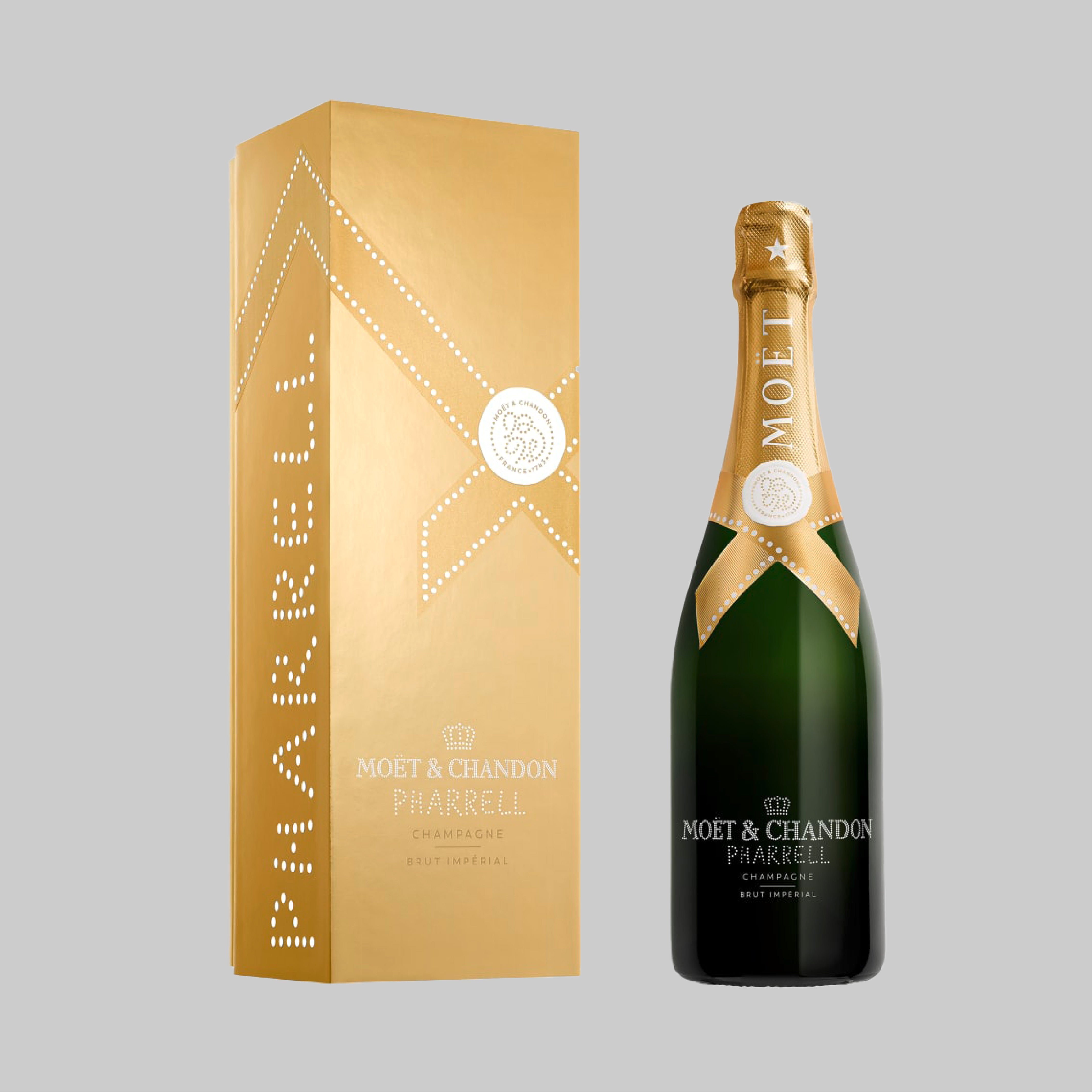 Moët & Chandon Impérial Brut Pharrell Williams (Gift Box) 750ml 12.0% - Time2Drink